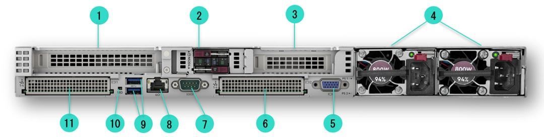 HPE ProLiant DL360 G11 8SFF Silver 4410Y thumbnail 3
